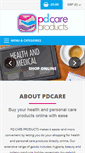 Mobile Screenshot of pdcareproducts.com